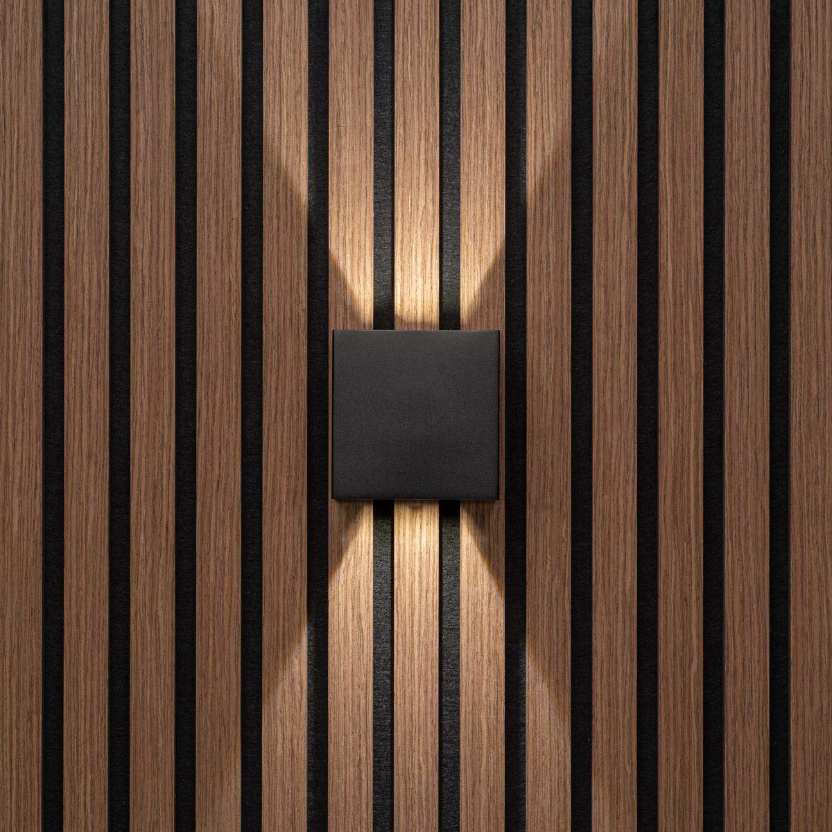 Akudeco – Oplaadbare wandlamp met 5200mAh accu en bewegingssensor – Met verstelbare lichtbundel – 3000k – Zwart