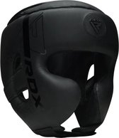 RDX Sports F6 Kara Hoofdbeschermer Zwart - Maat: L - Boksen - Boks Bescherming - Bokshelm