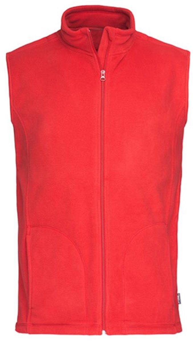 Stedman Fleece Vest Scarlet Rood