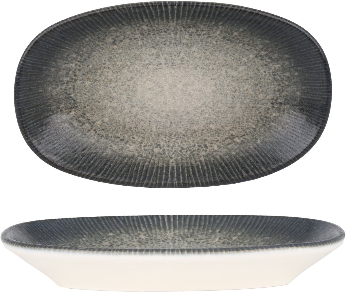 Bonna Serveerschaal - Arctic - Porselein - 15x8.5 cm - set van 4