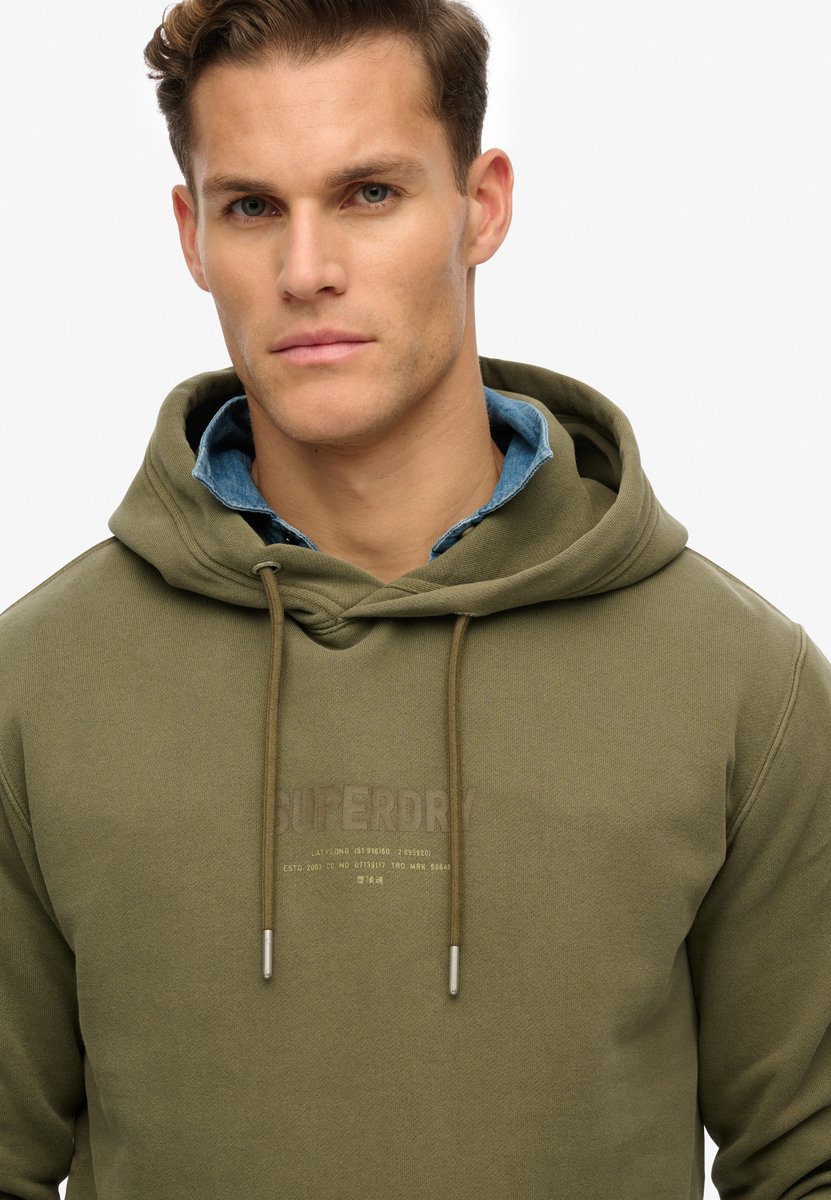 Superdry Utility Sport hoodie Heren Hoodies Groen