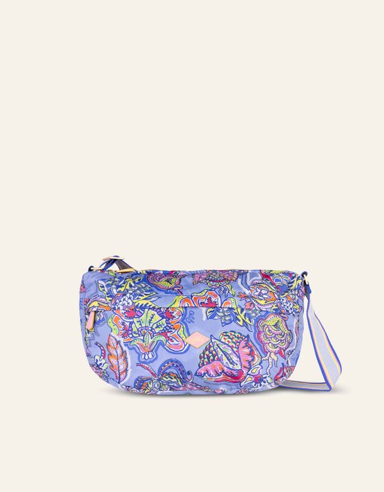Oilily Sac à épaule Sifra Folding Shoulder Bag Brunnera Blue Multicolore