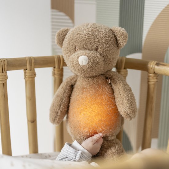 Nattou SLEEPY Nachtlamp - Beer - 33 cm - Bruin van Nattou — afbeelding 2