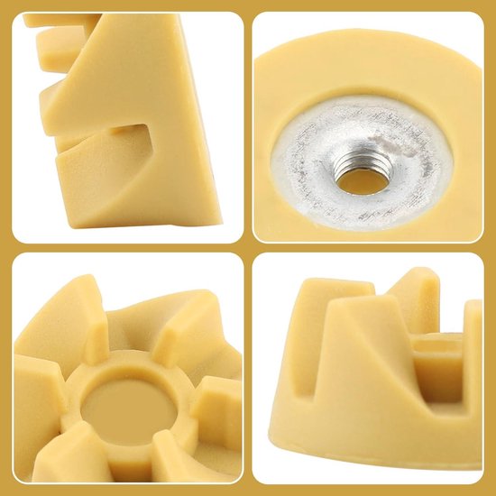 Blender Tandwiel - Reserveonderdeel Rubber - Apparaat Repareren - Duurzame Constructie - 3.5cm Diameter - Kaki van Blender — afbeelding 2