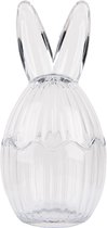 Clayre & Eef Pot en verre Œuf Ø 10x21 cm Transparent Verre