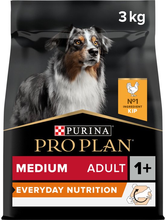 Pro Plan Dog Adult Medium Breed Kip - Hondenvoer - 4 x 3 kg