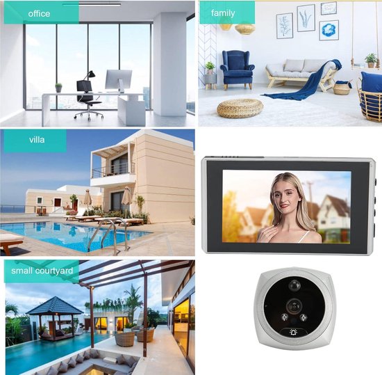 IP Beveiligingscamera - DashView PT1080 WiFi - Incl. Deur/Raam Alarm