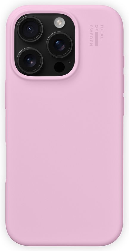 iDeal of Sweden Silicone Case met magnetische ring geschikt voor iPhone 16 Pro Max Bubblegum Pink
