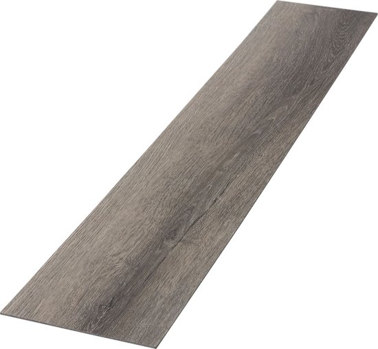 Sol vinyle adhésif PVC Deluxe pour 2,3 m² gris pin épaisseur 2 mm ML- Design