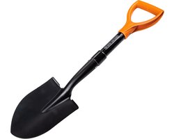 Black and Decker Schep - metaal - 65 cm - tuinschop / tuinieren / camping - kleine compacte schep