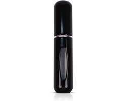 Mini Parfum Flesje - Navulbaar - 5 ml - Reisflesje - Parfumverstuiver - Zwart