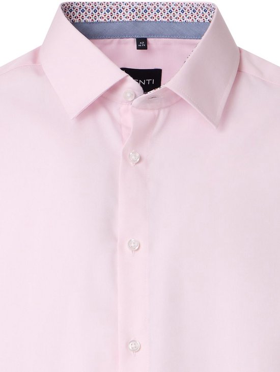 Chemise rose pour homme, coupe moderne, sans repassage, Venti - XXL
