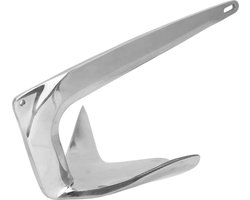 Anker 1Kg316 Roestvrij Staal Bruce Anker Solid Vul 2.000lbs - Boot Jacht Onderdelen - RVS Bootanker .