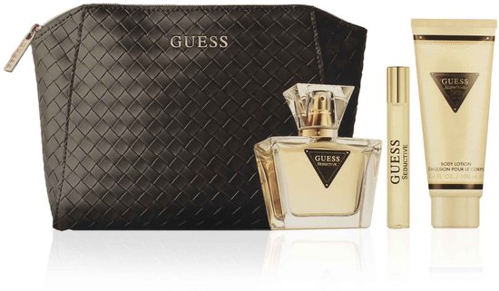 Seductive Gift Set Edt 75 Ml, Body Lotion 100 Ml, Miniature Edt 15 Ml And Cosmetic Bag