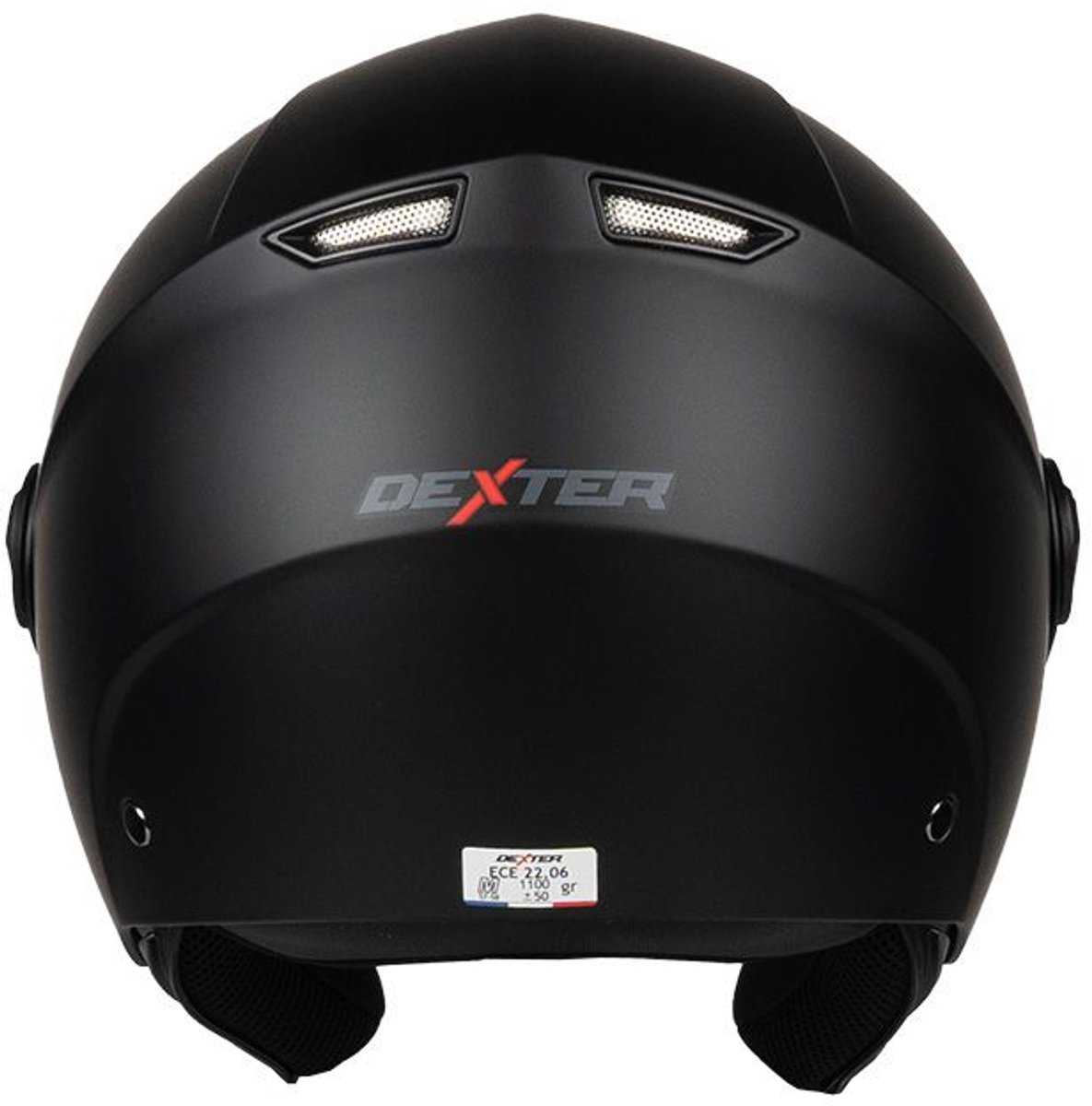 MOTOBLOUZ HELIOS Scooterhelm - Motorhelm - Jet Helm voor Vespa, Scooter, Motor Brommer & Snorfiets - Zwarte mat - L – foto 6