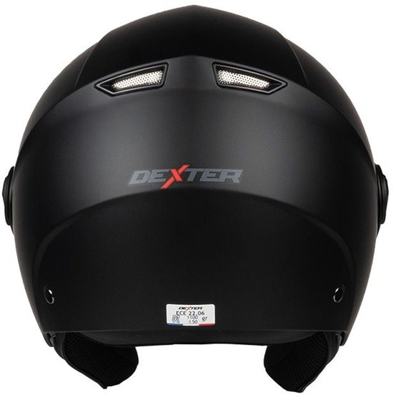 Casque Jet HELIOS Noir Mat L par MOTOBLOUZ