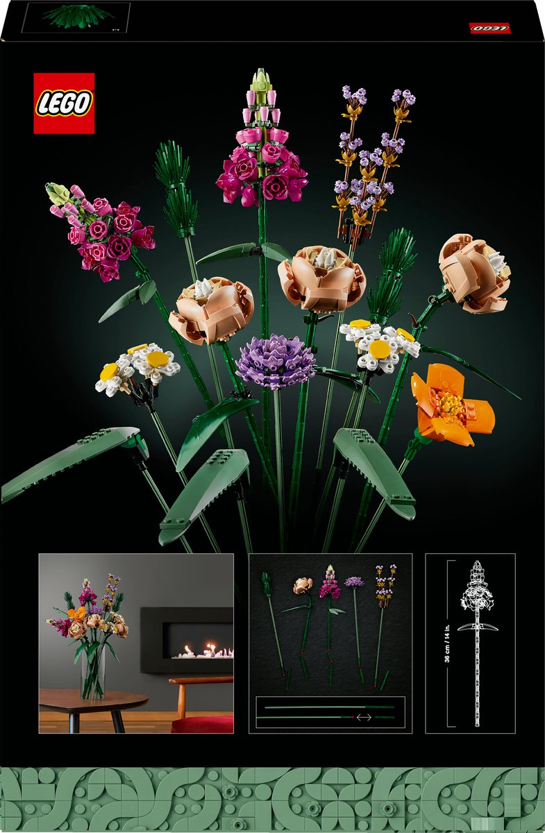 LEGO Botanicals Bloemenboeket Bouwpakket voor Volwassenen - 10280 — afbeelding 26
