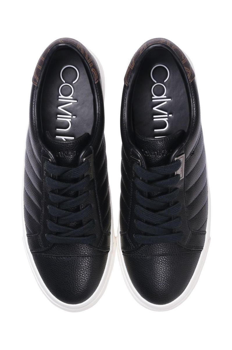 Calvin Klein Vrouwen Leren Lage sneakers / Damesschoenen Vance - Zwart -  Maat 40 | bol.com