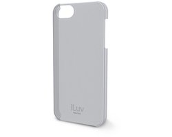 TRANSLUCENT HARDSHELL CASE ILUV OVERLAY I IPHONE5 WIT
