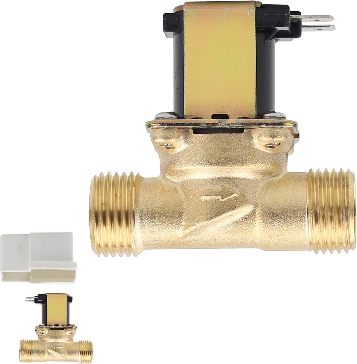 G3/8 Dc12V Magneetventiel, Dc 12V de Schakelaar Van de De Schakelaarnormaal Gesloten Elektrische Solenoïde 3/8 12mm, Voor Watervoorziening