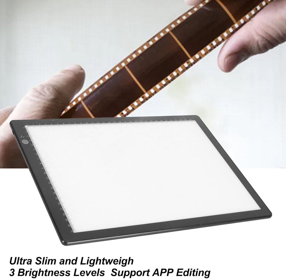 Diaviewer Ultra Slim A4 Formaat 3 Helderheidsmodus APP-bewerking Zachte