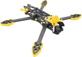 Bol.com 225 mm wielbasis professioneel koolstofvezel FPV racing drone frame kit - geel aanbieding