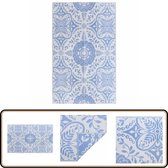 Bol.com vidaXL Buitenkleed - 190x290 cm - Babyblauw - PP Tuintapijt - Outdoor Tapijt - Patio Dekens - Veranda Vloerbedekking - B... aanbieding