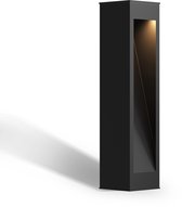 Lampe de jardin Solar Calex Ivrea - 60 cm - Éclairage de jardin à énergie solaire - Zwart