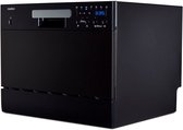 MEDION tafelvaatwasser DWT60 (capaciteit voor 6 couverts, 7 reinigingsprogramma's, ECO-programma, LED-display, 47 dB, MD37496) zwart