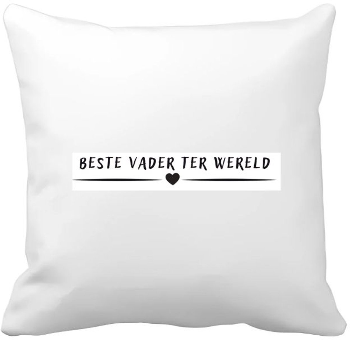 Akyol beste vader ter wereld Kussen hoes - Vader - father - leuk cadeau voor je vader - 40 bij 40 cm Multicolor