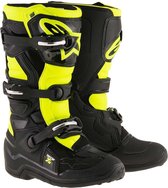 Alpinestars Kinder Crosslaarzen Tech 7S Black/Fluor Yellow-38 (EU)