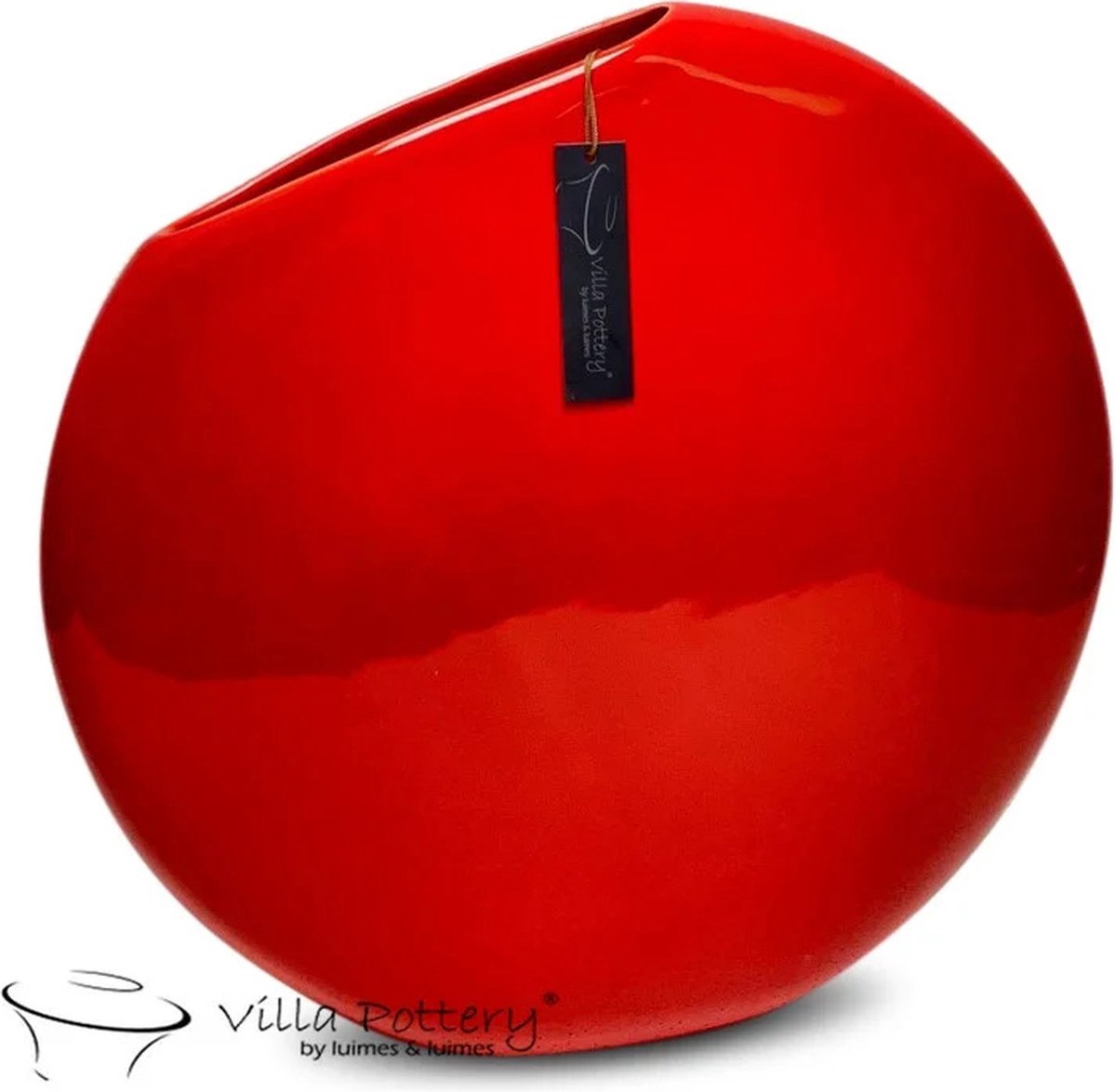 Villa Pottery Tobago Vaas Rood D 20 x