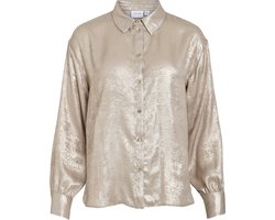 VILA - VIMETALLA L/S SHIRT/R - Dames - Blouses