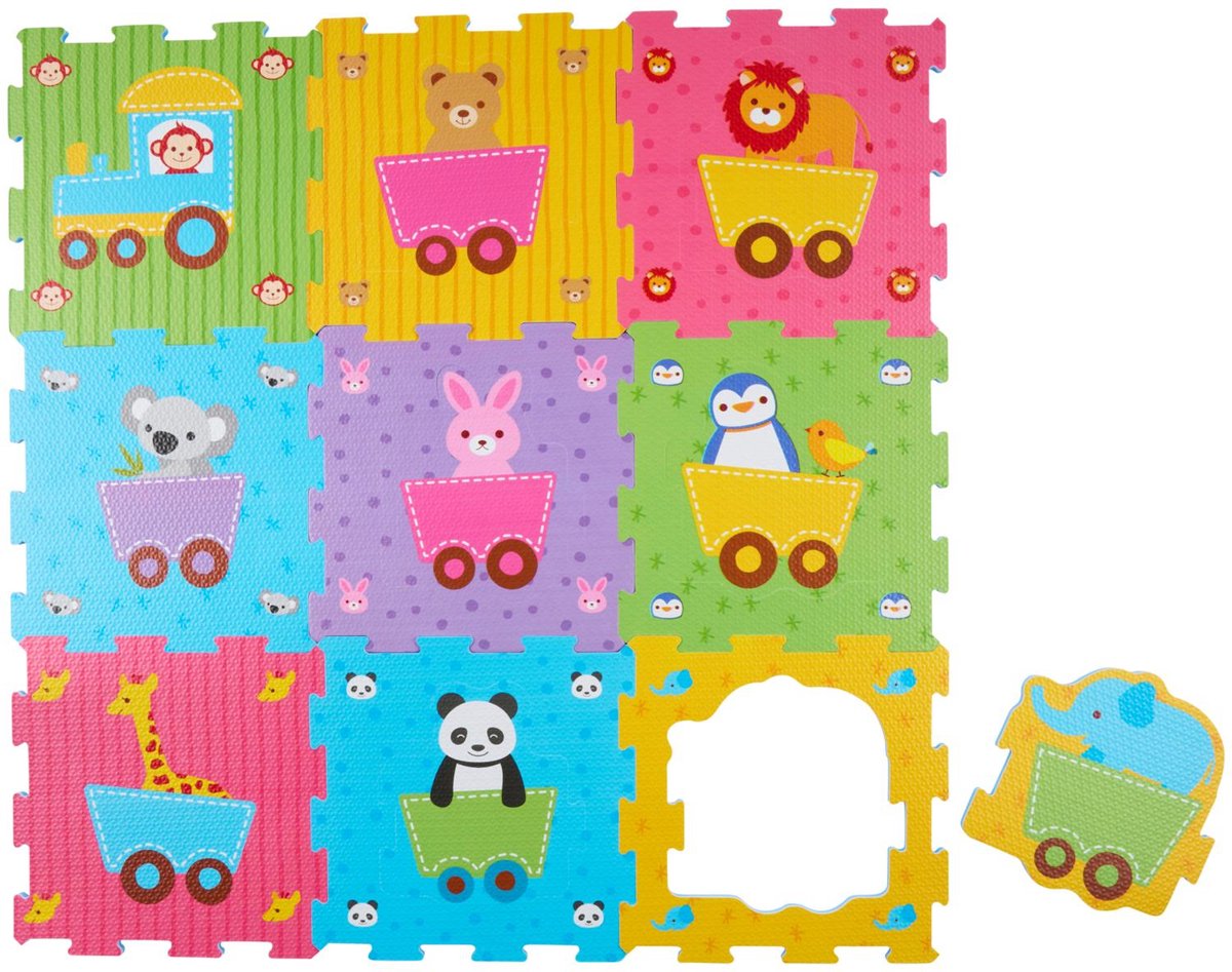Let's Play Puzzelmat Baby 18-Delig - Speelmat Foam met Dieren - Puzzel Mat voor Kinderen - Kleurrijk Speelkleed - ca. 30,5 x 30,5 cm - 18-delig – foto 3