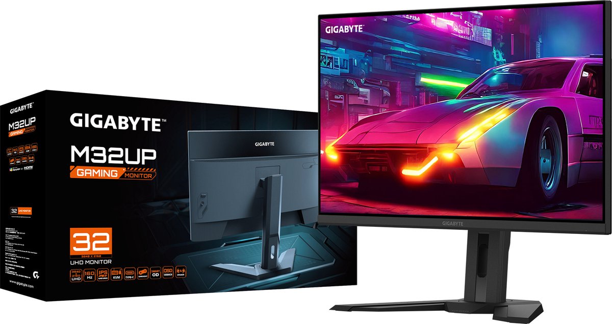 Gigabyte M32UP 4K IPS Gaming Monitor 160Hz 32 Inch - afbeelding 3