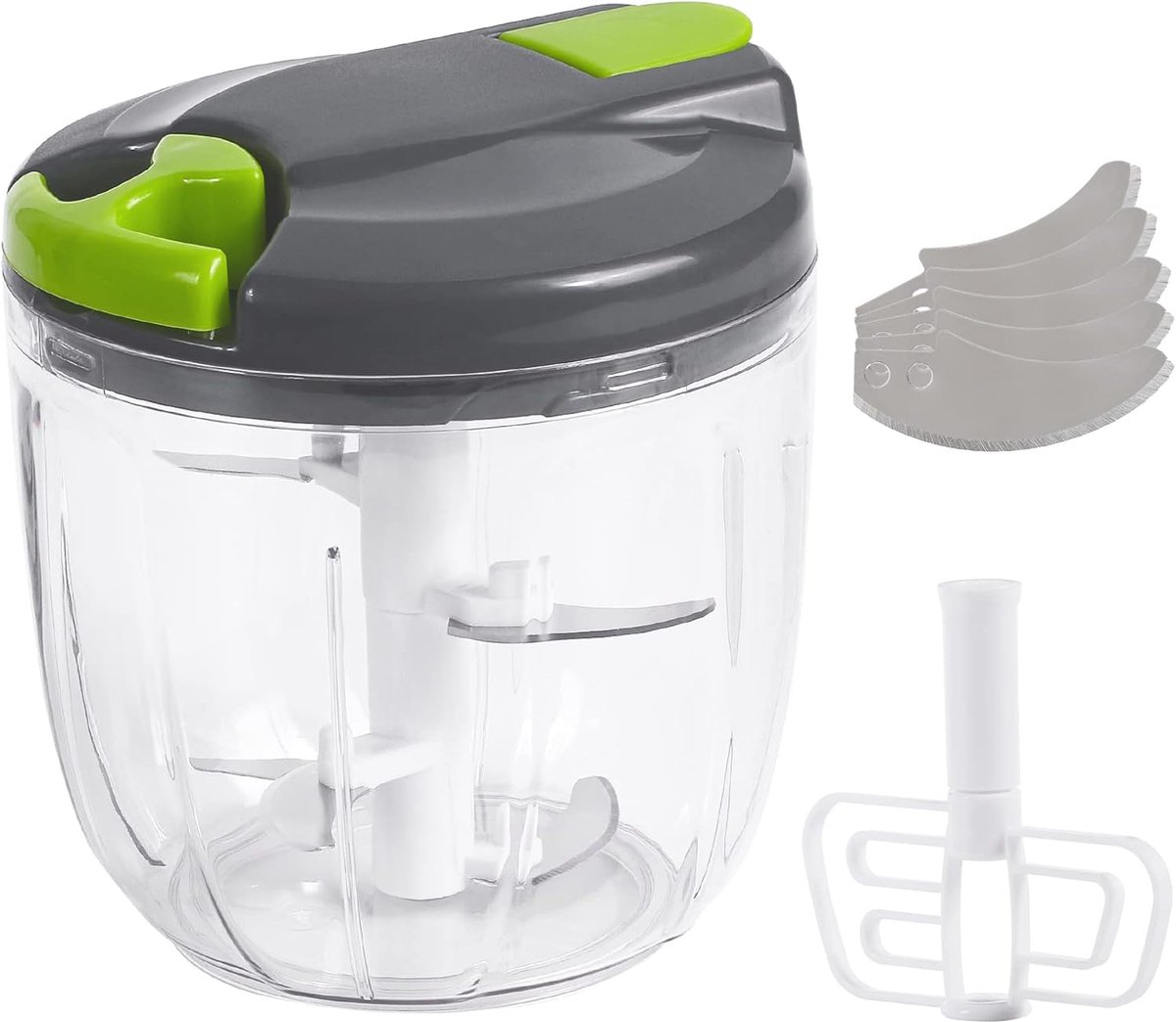 Goodivery ® Handmatige Groentesnijder met 900 ml Capaciteit voor Diverse Ingrediënten