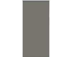 vidaXL - Rolgordijn - verduisterend - 115x210 - cm - stofbreedte - 110,7 - cm - grijs