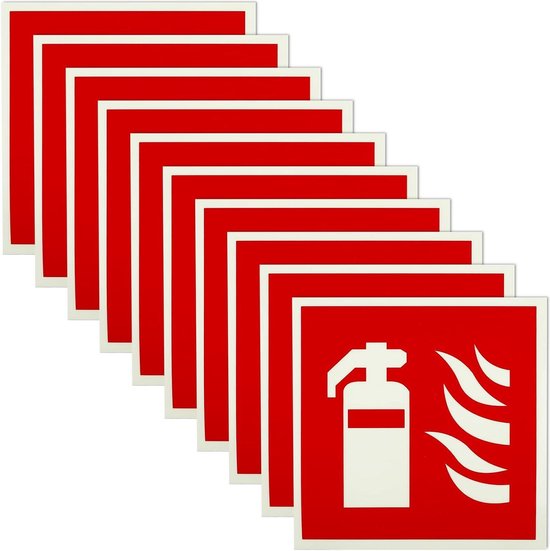 Nooduitgangsplaatjes, oplichtend, zelfklevend, nooduitgang met zelfklevende schuimlaag, 30 x 15 cm, vluchtwegborden, pijl onder, vluchtwegborden, oplichtend voor buiten en binnen, 10 stuks
