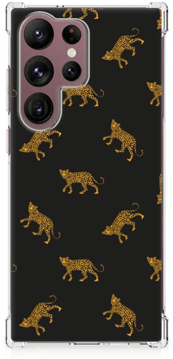 Case Anti-shock voor Samsung Galaxy S23 Ultra Leopards
