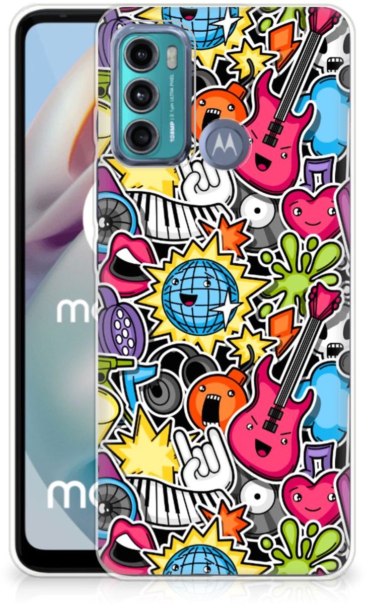 Motorola Moto G60 Silicone Back Cover Punk Rock
