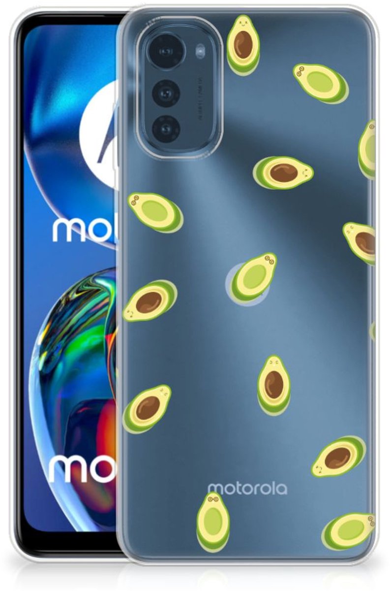 Motorola Moto E32/E32s Siliconen Case Avocado