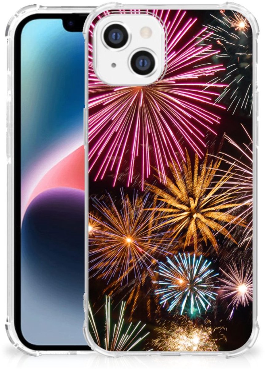 Apple iPhone 14 Plus Anti Shock Bumper Case Vuurwerk