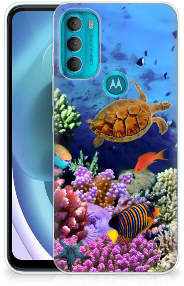 Motorola Moto G71 5G TPU Hoesje Vissen