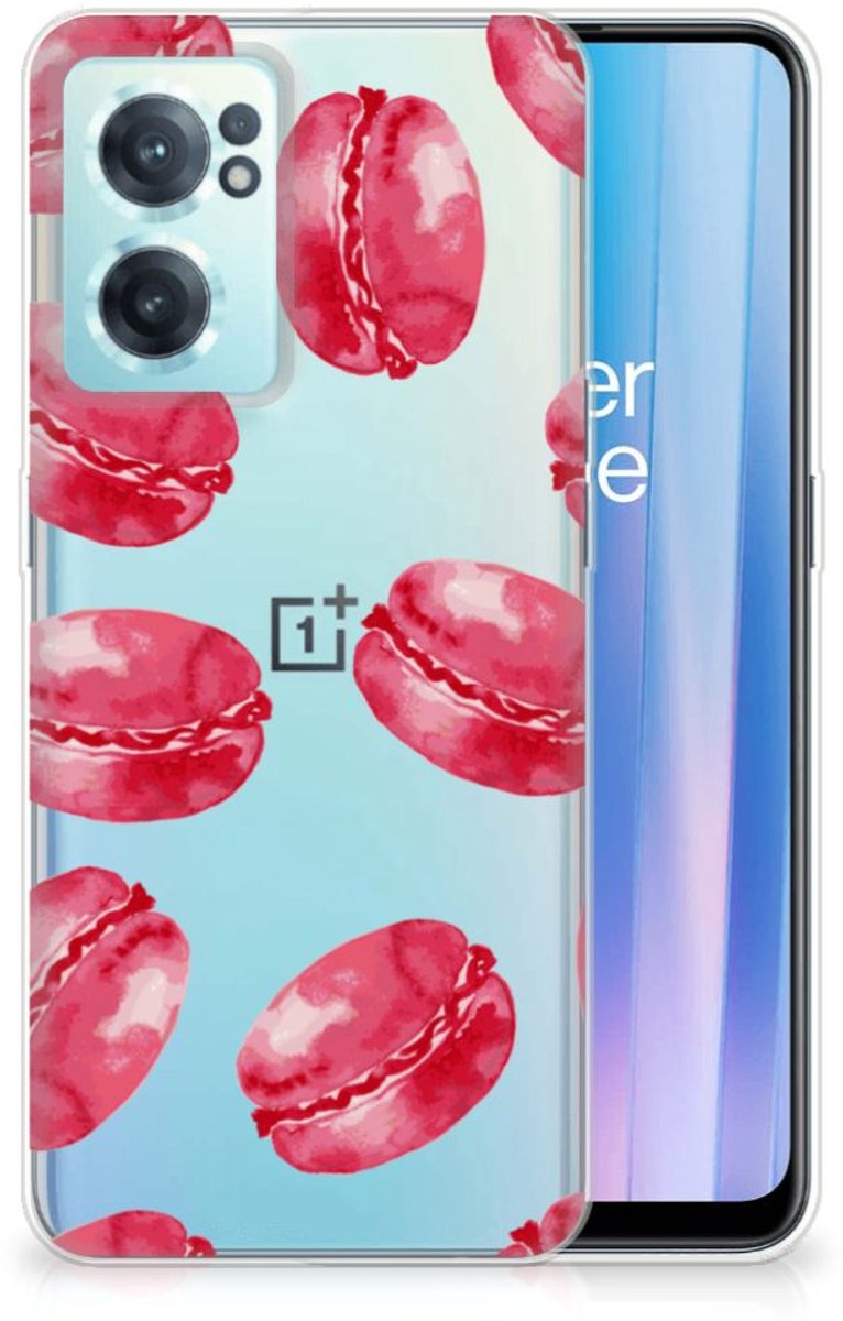 OnePlus Nord CE 2 5G Siliconen Case Pink Macarons
