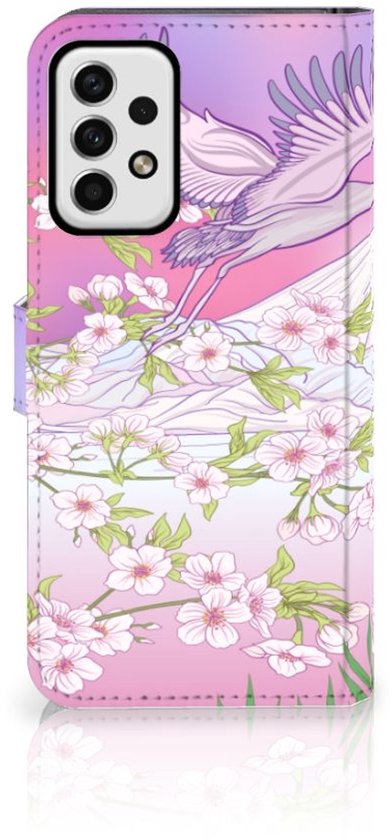 Coque de Protection pour Samsung Galaxy A23 Portefeuille Flying Bird Cadeaux pour les Femmes