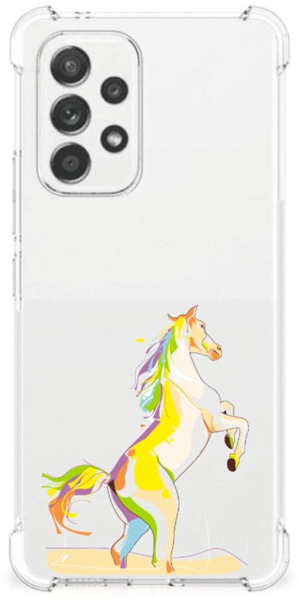 Samsung Galaxy A53 5G Stevig Bumper Hoesje Horse Color