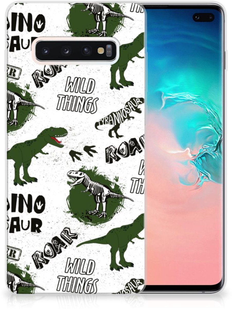 TPU Hoesje voor Samsung Galaxy S10 Plus Dinosaurus