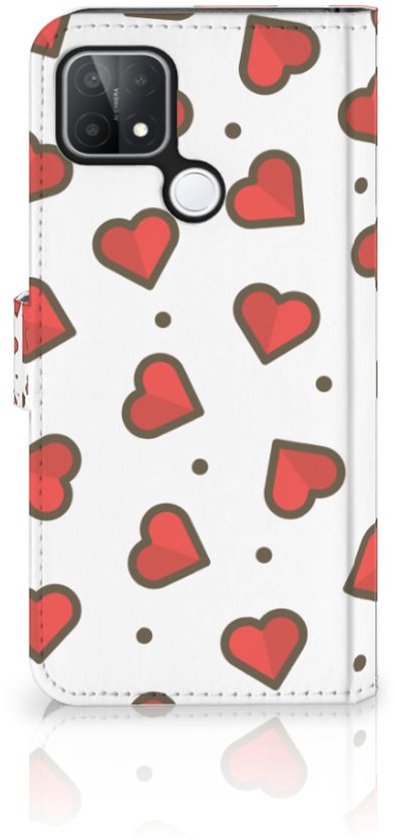 Coque de protection OPPO A15 coque de téléphone cadeau pour petite amie coeurs