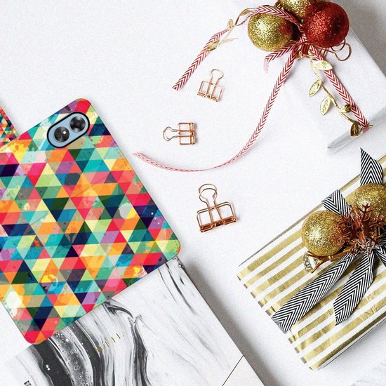 Protecteur Flip Housse OPPO A17 Coque Téléphone À Carreaux