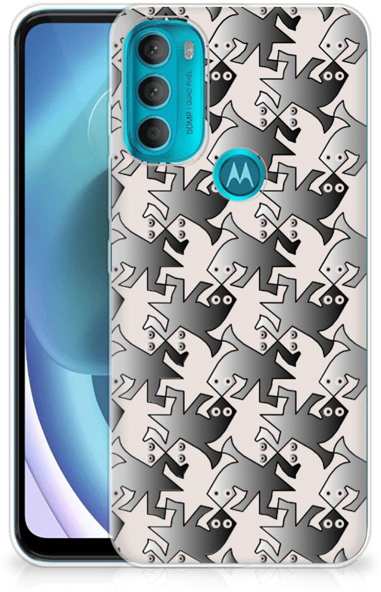 Motorola Moto G71 5G TPU Hoesje Salamander Grey
